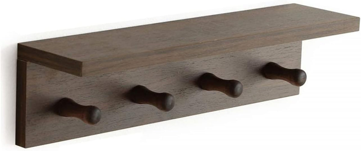 Wooden Folding Wall Hook Rail - view 1