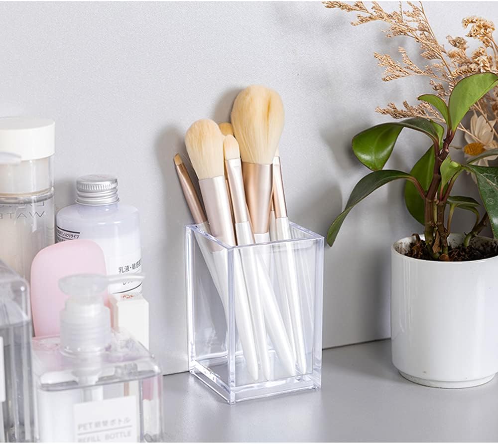 Clear Compartment Pen Cup - view 3