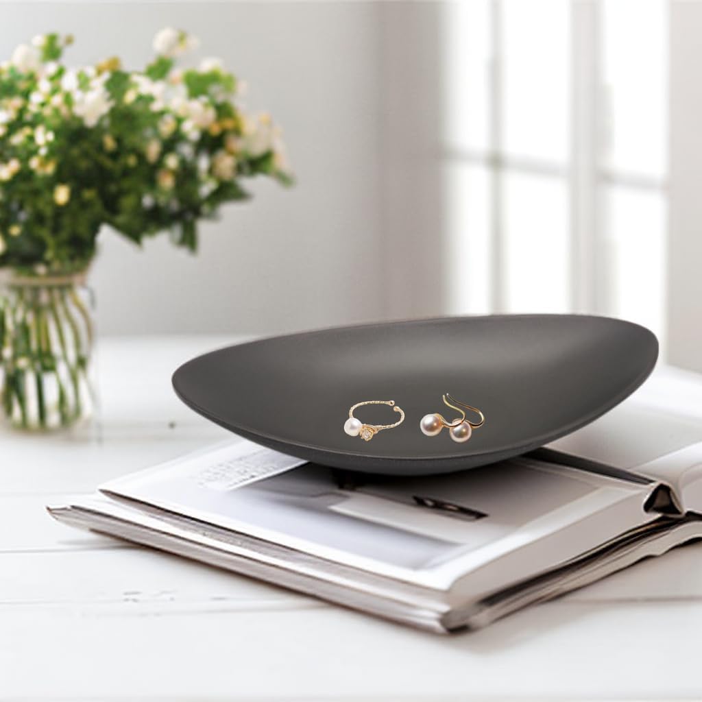 Black Oval Catchall Dish - view 3