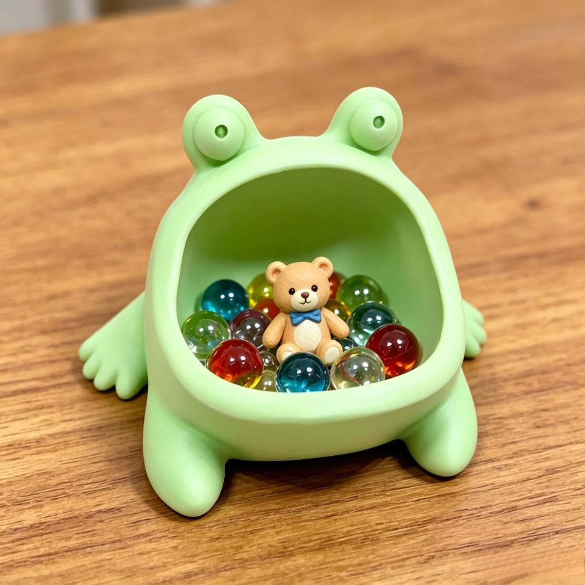 Green Frog-Shaped Catchall Dish - view 2