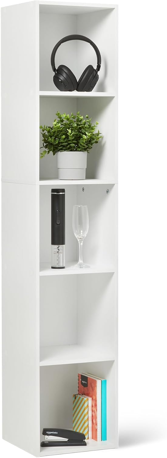 Slim White Display Shelf - view 1