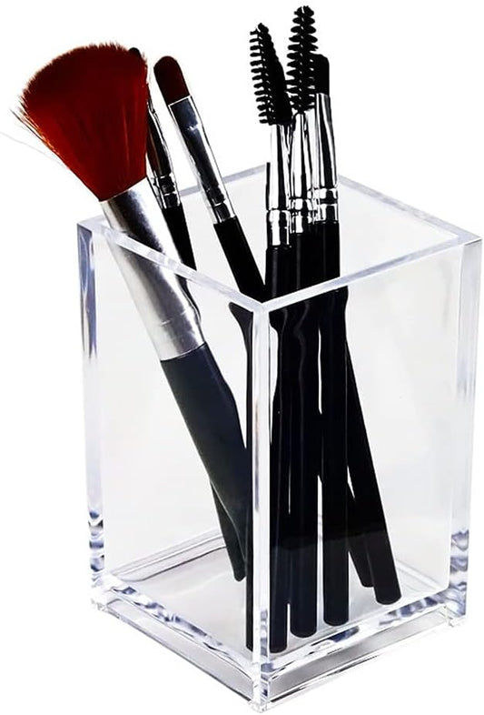 Clear Compartment Pen Cup - view 1