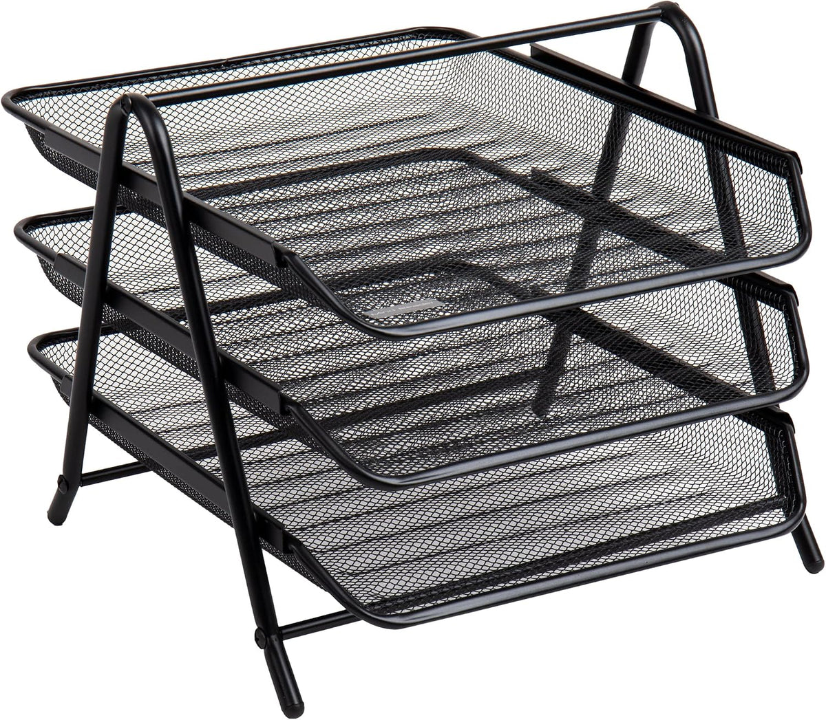 Three-Tier Mesh Paper Organizer - view 1
