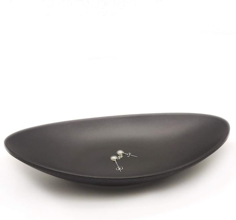 Black Oval Catchall Dish - view 1