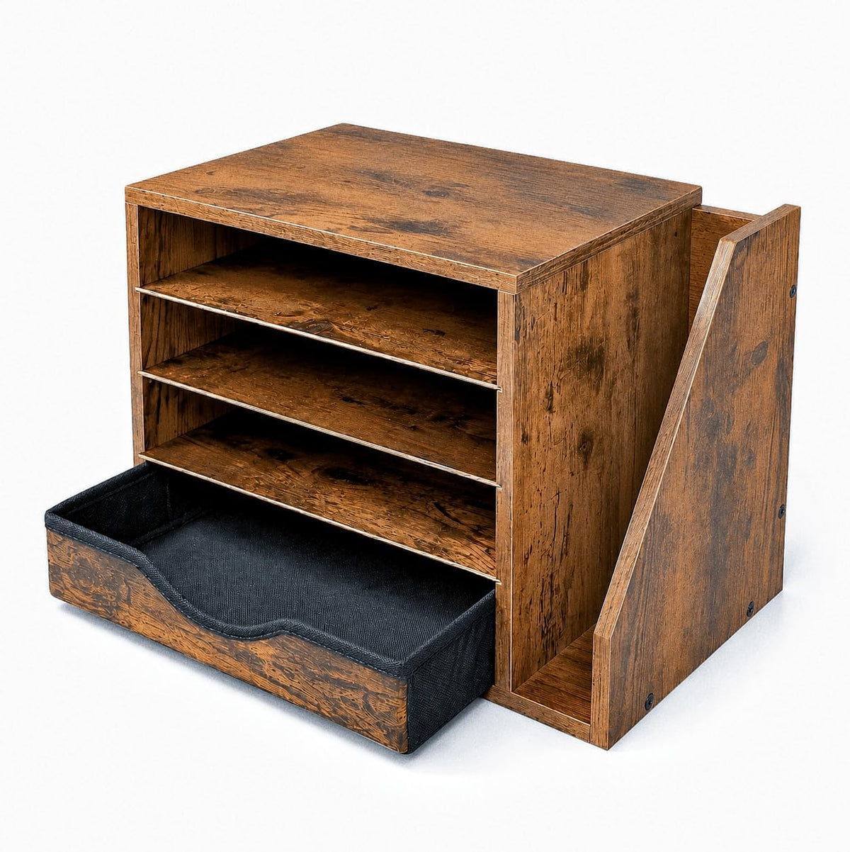 Wooden Desktop Drawer and File Organizer - view 2