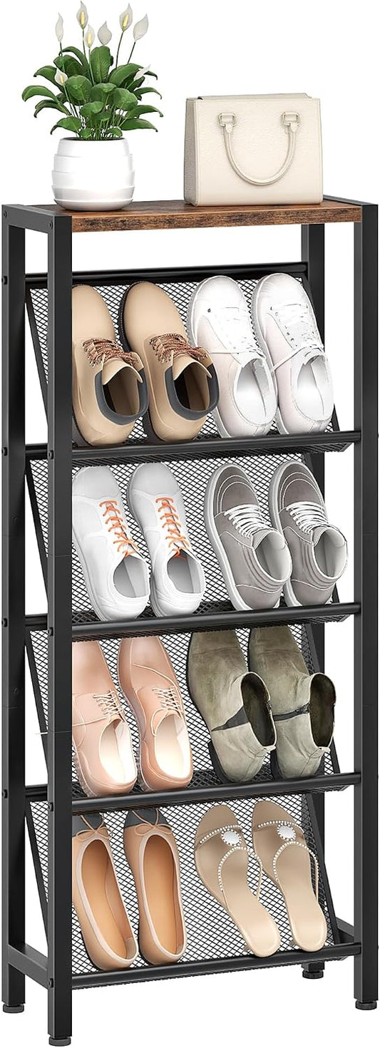 Narrow Freestanding Shoe Rack - view 1