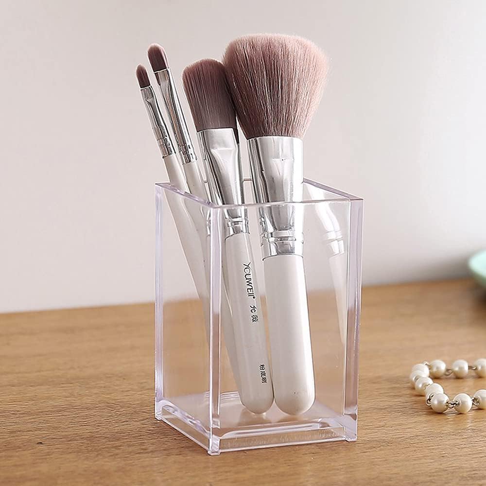Clear Compartment Pen Cup - view 2