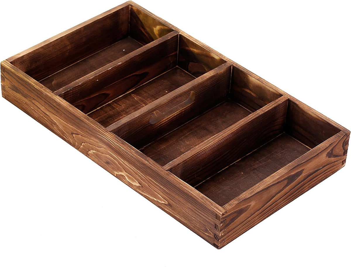 Wooden Compartment Drawer Organizer - view 1