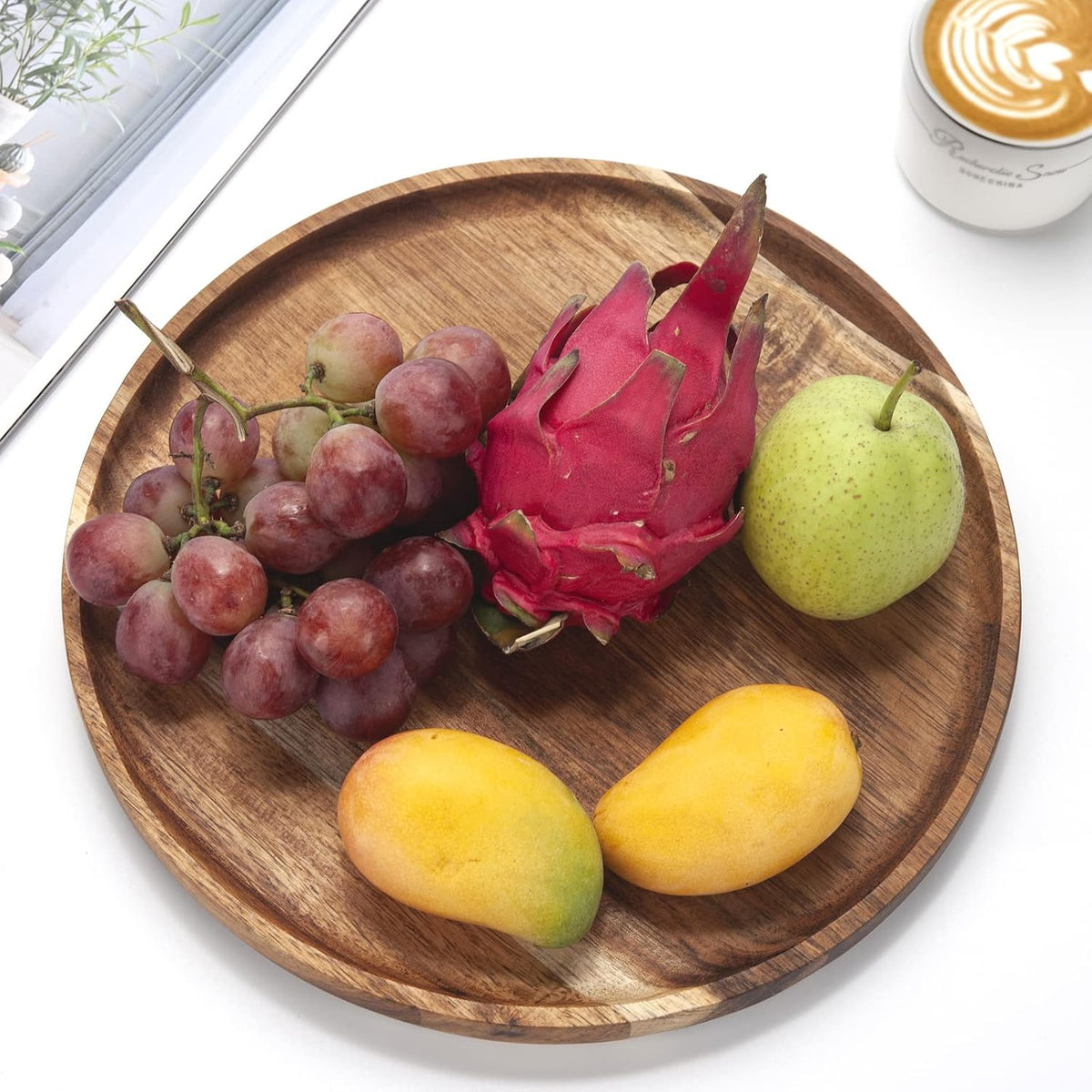 Round Wooden Display Tray - view 2