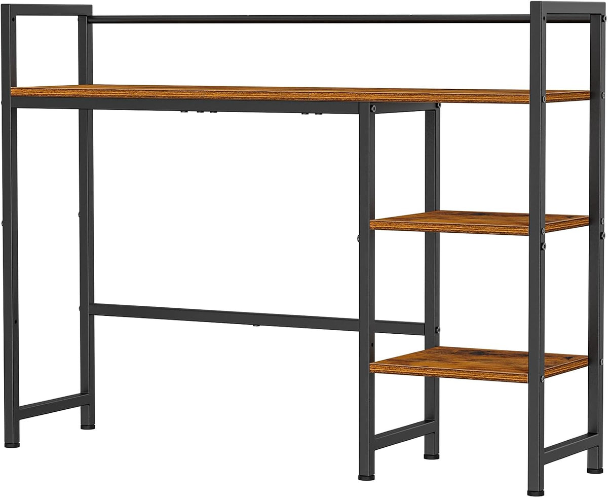 Wood and Metal Desktop Shelf - view 1