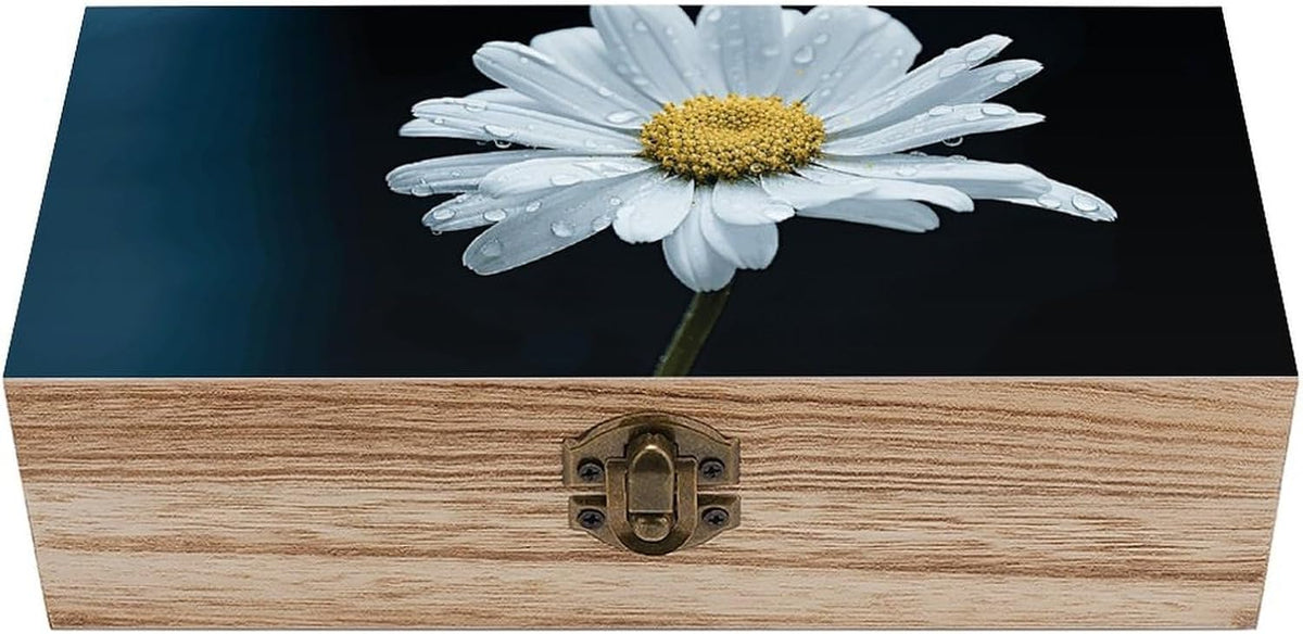 Floral Wooden Keepsake Box - view 2