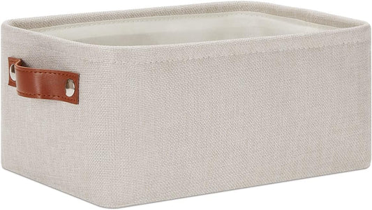 Cream Open Fabric Storage Bin - view 1