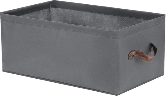Gray Storage Bin with Side Handles - view 1